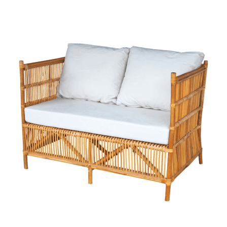 โซฟา 2 ที่นั่ง หวายแท้ PISAMAI รุ่น TARZAN SOFA แนว HOMIE COTTAGE โซฟานั่งเล่น ขนาด 126*76*90 CM สีธรรมชาติ_0